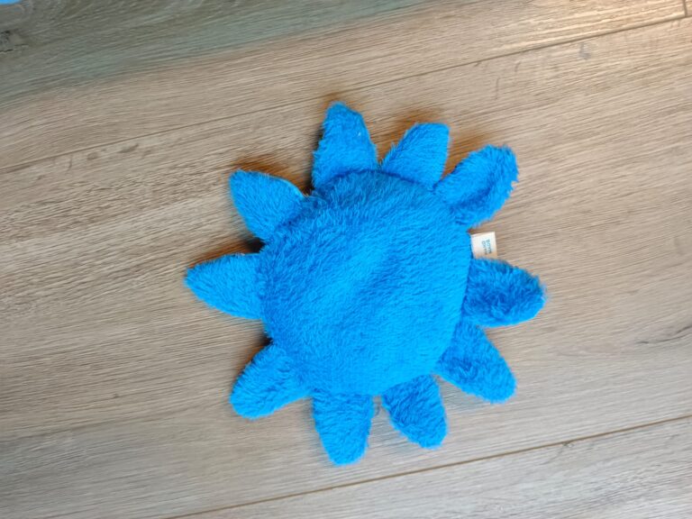 Blauer Wohlfühlwärmer