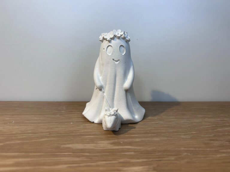 Foto Geist mit Hund Vorne Gips