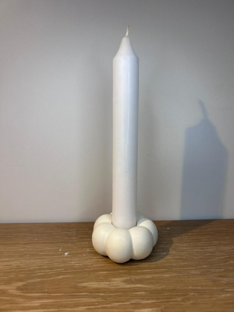 Foto Kürbis klein mit Kerze