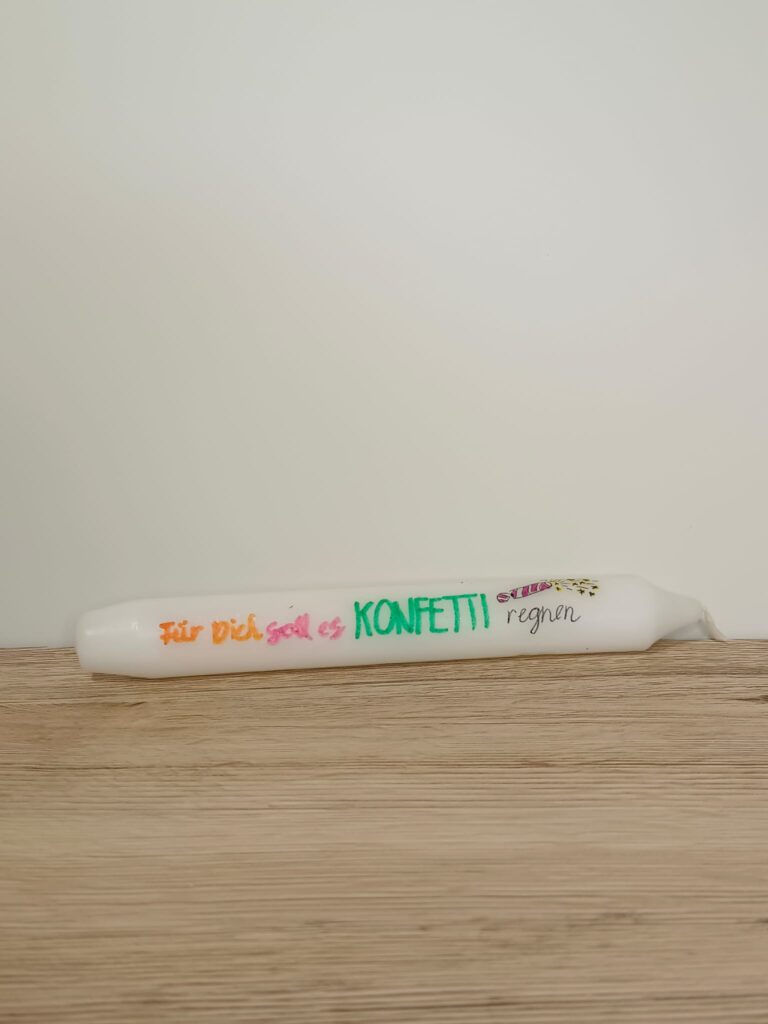 Foto Stabkerze 1.1 Geburtstag